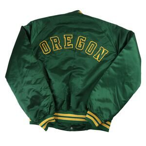 Vintage Chalk Line Univeristy of Oregon Ducks Spellout Statin Jacket